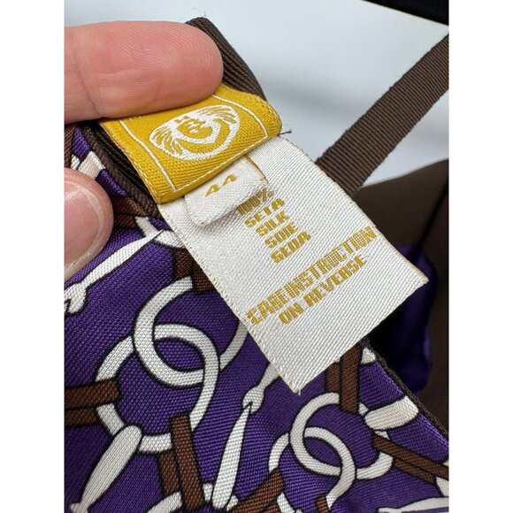 Herion Women Vintage Italian Silk Purple Stretchable Dress. size 44 us 8 - Picture 5 of 9